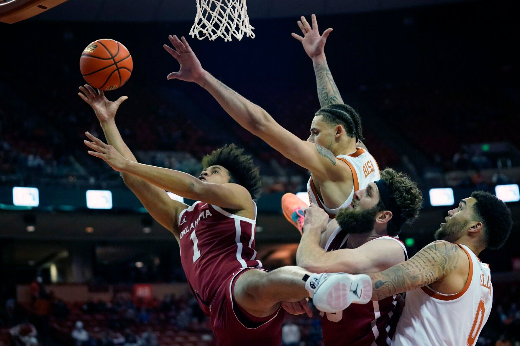 APTOPIX Oklahoma Texas Basketball
